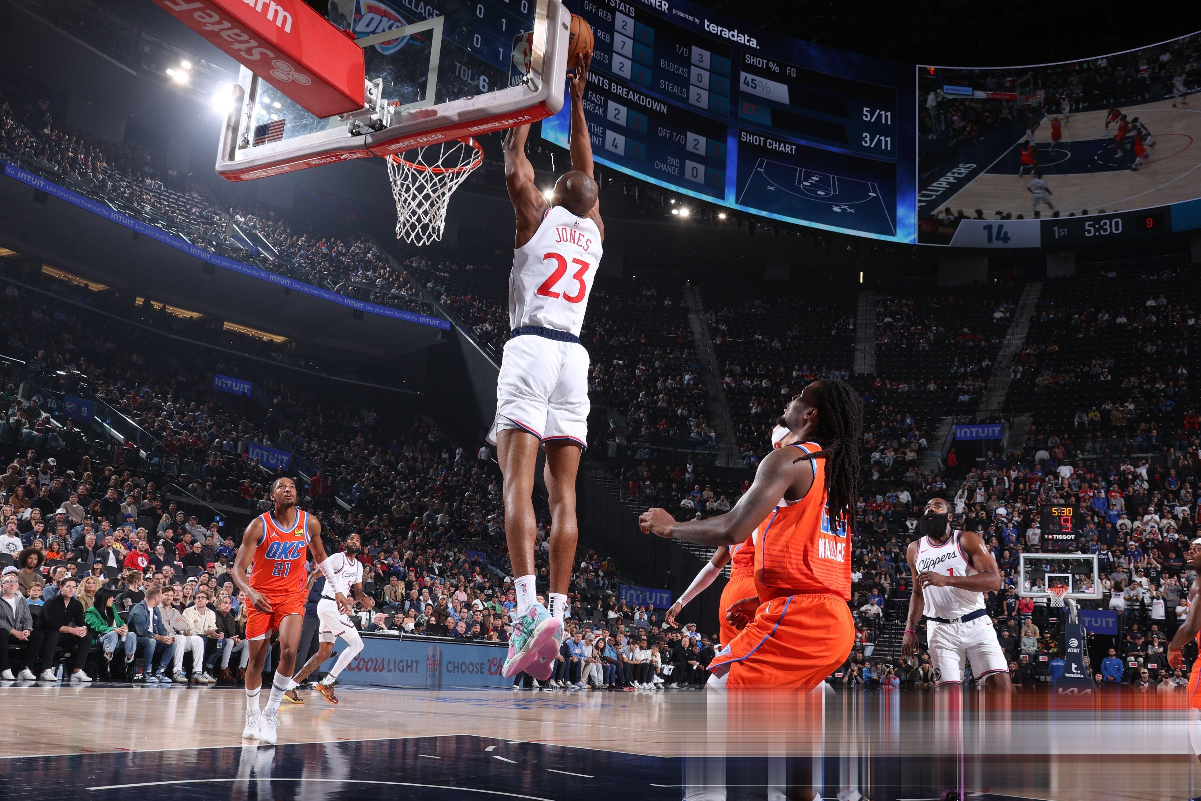 快船队员奋力拼搏，止住失利势头的简单介绍