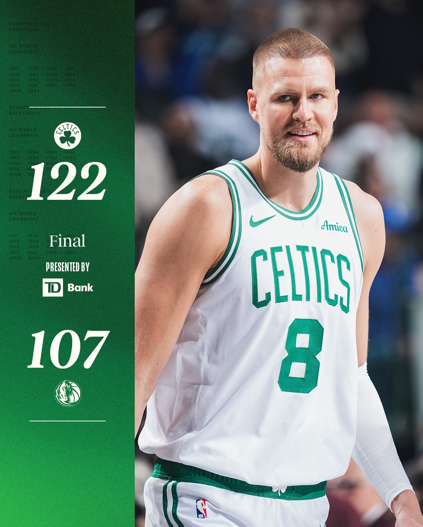 开拓者主场力克凯尔特人，达拉斯维奇分奏凯告捷