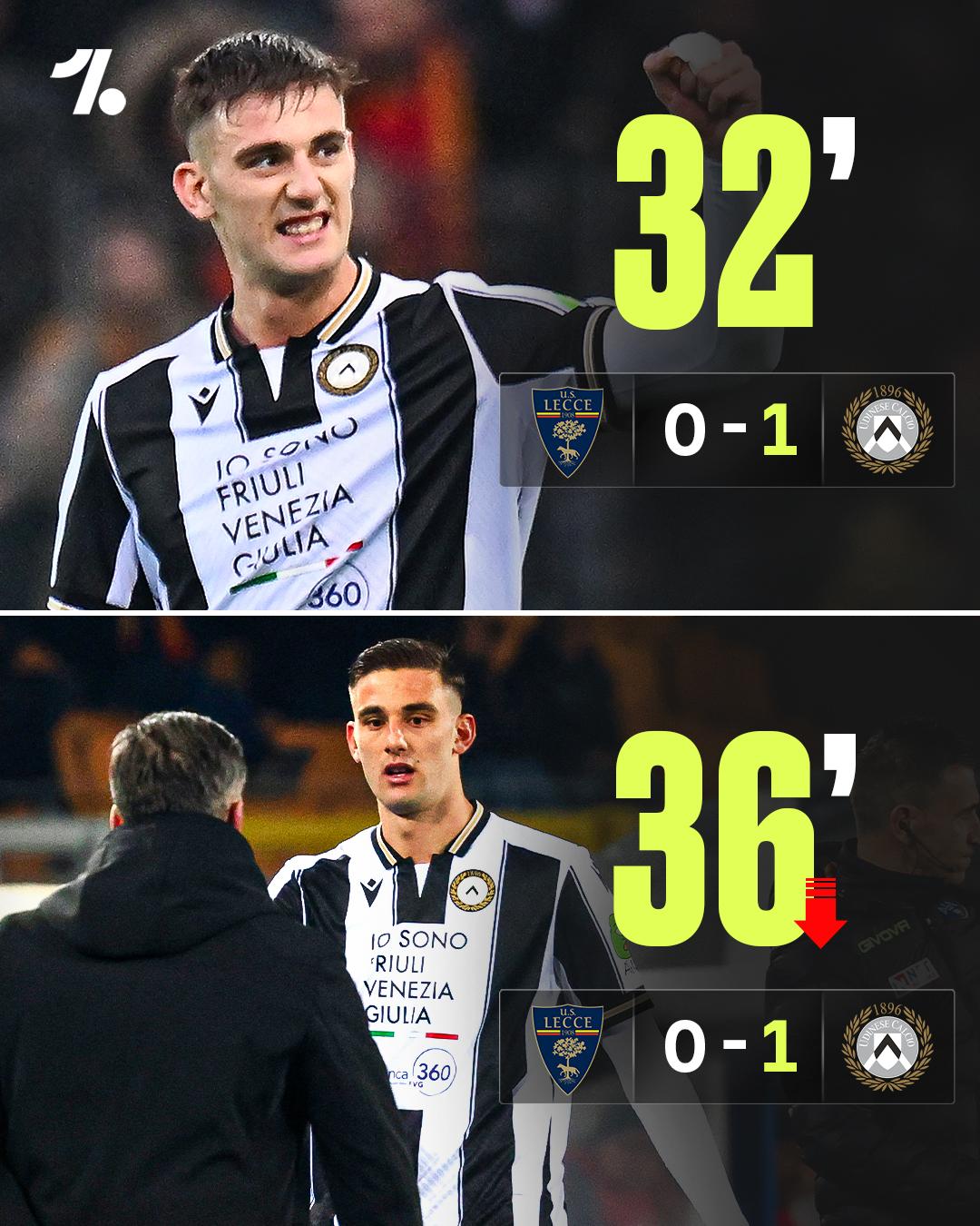 关于乌迪内斯客场被逼平，锋线稳定表现的信息