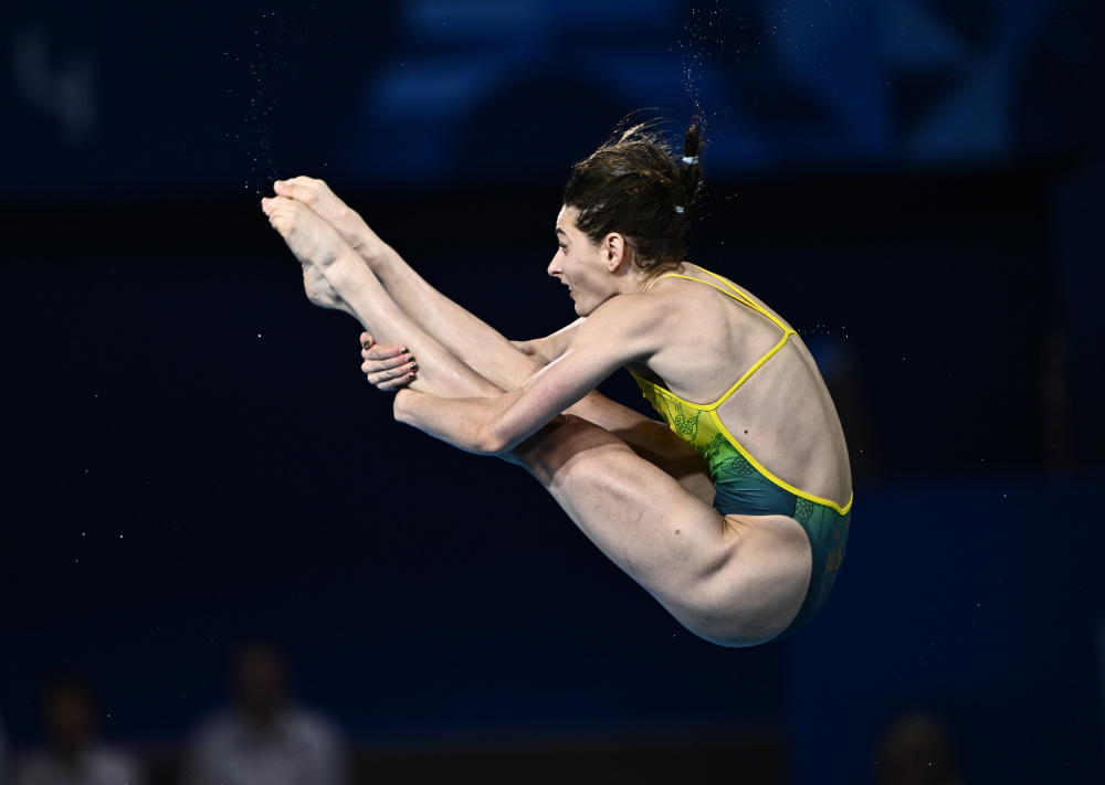 英国选手在跳水比赛中完美表现