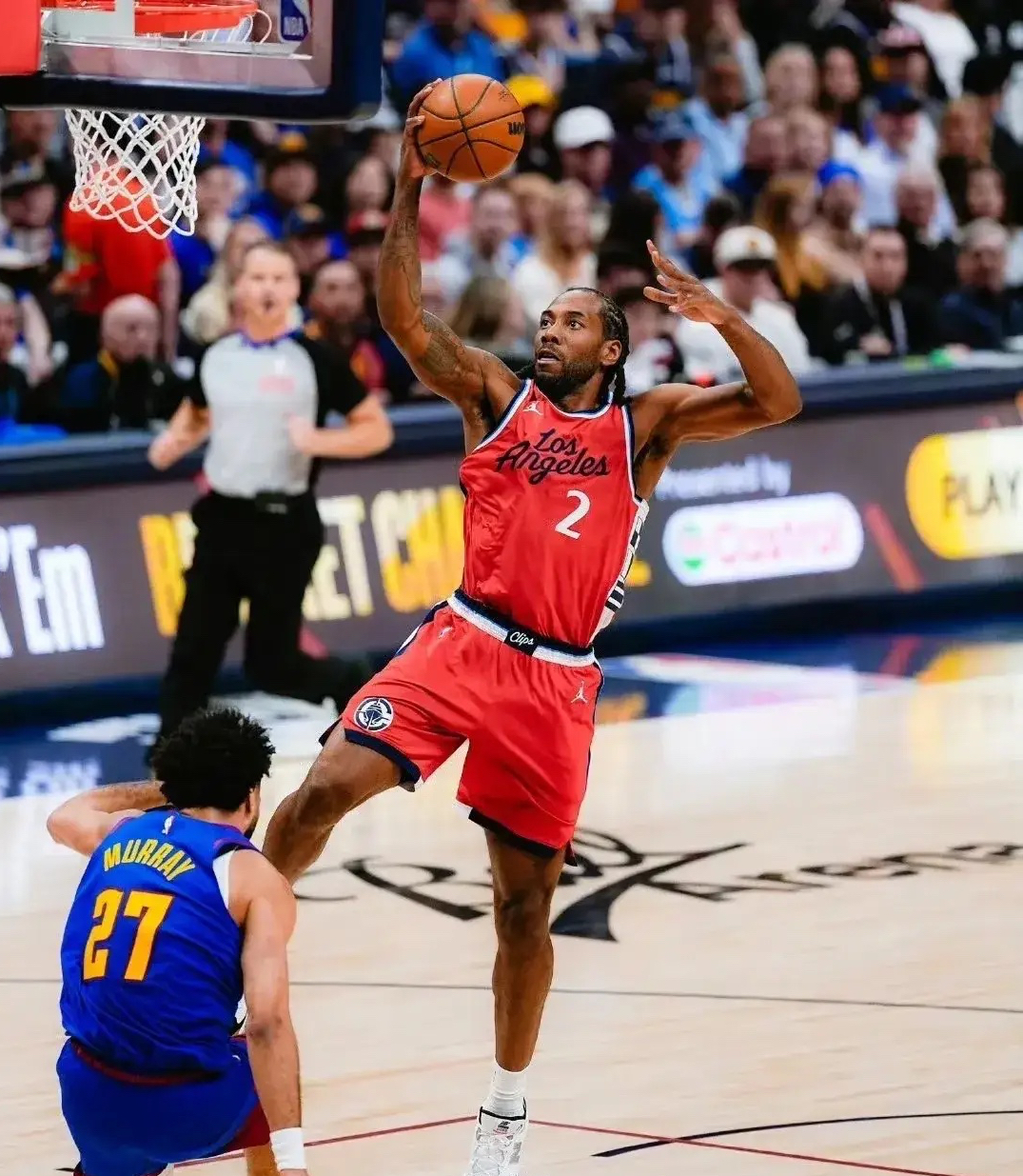 公牛不敌快船，莱昂纳德38分9板